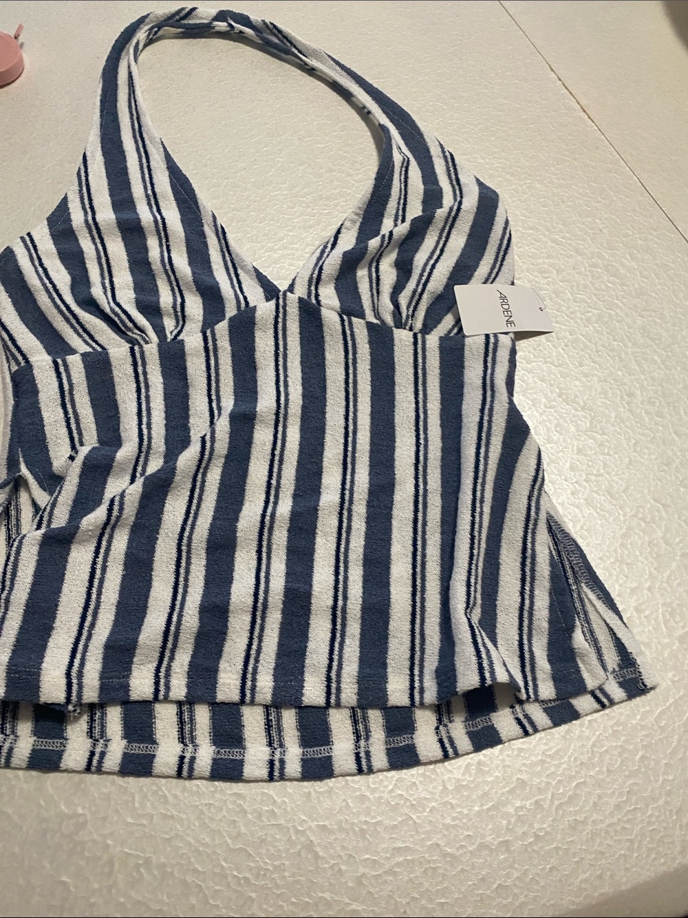 2 piece set Halter Tank Top mini skirt Sz XS-S - Picture 9 of 13